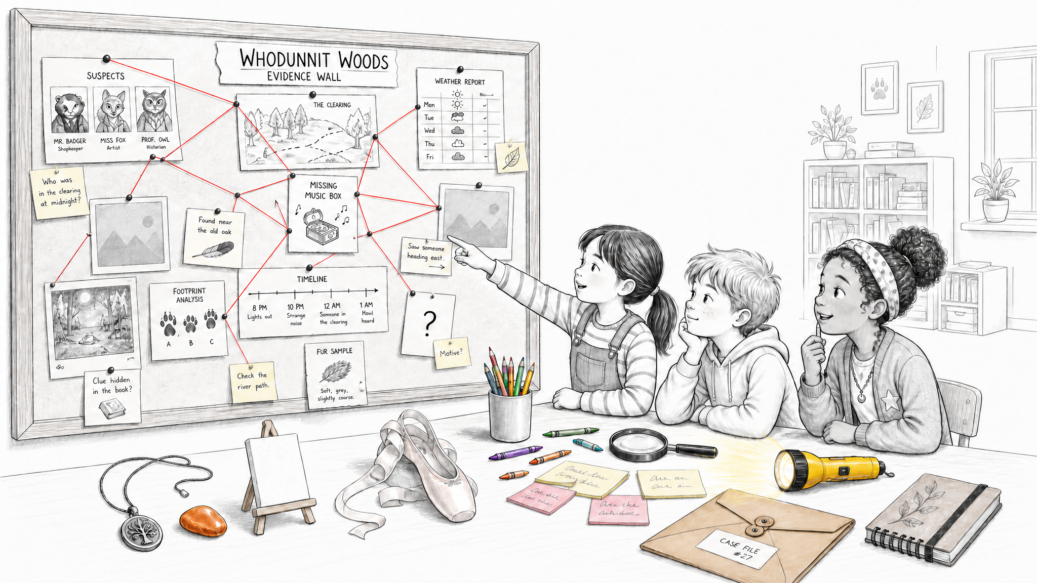 Kids Investigate printable interactive detective cases for kids
